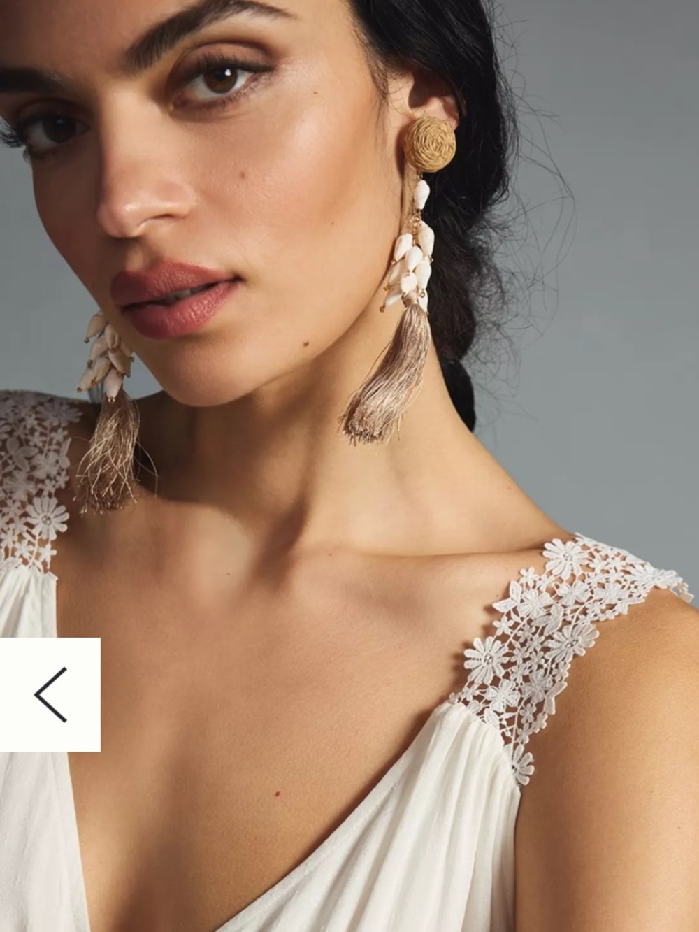 PAIGE Riviera Lace-Strap Dress For Anthropology - Picture 3 of 11